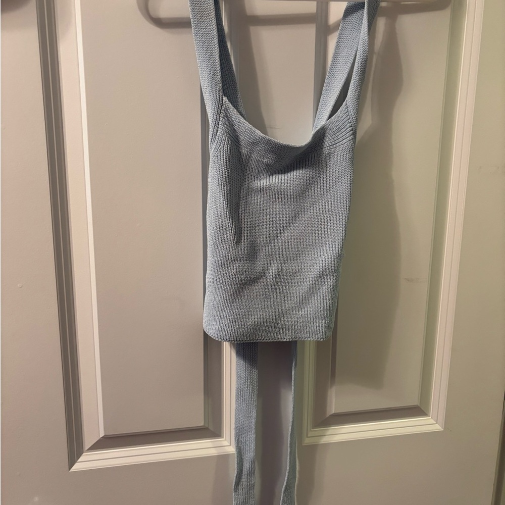 Wilfred Sky Blue Knit Top